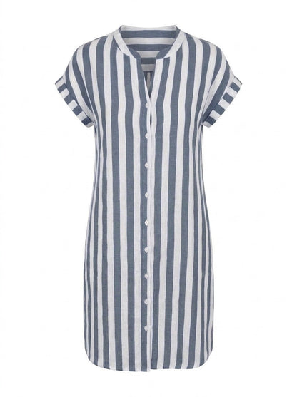 Ursaline | Casual Vertical Stripe Dress