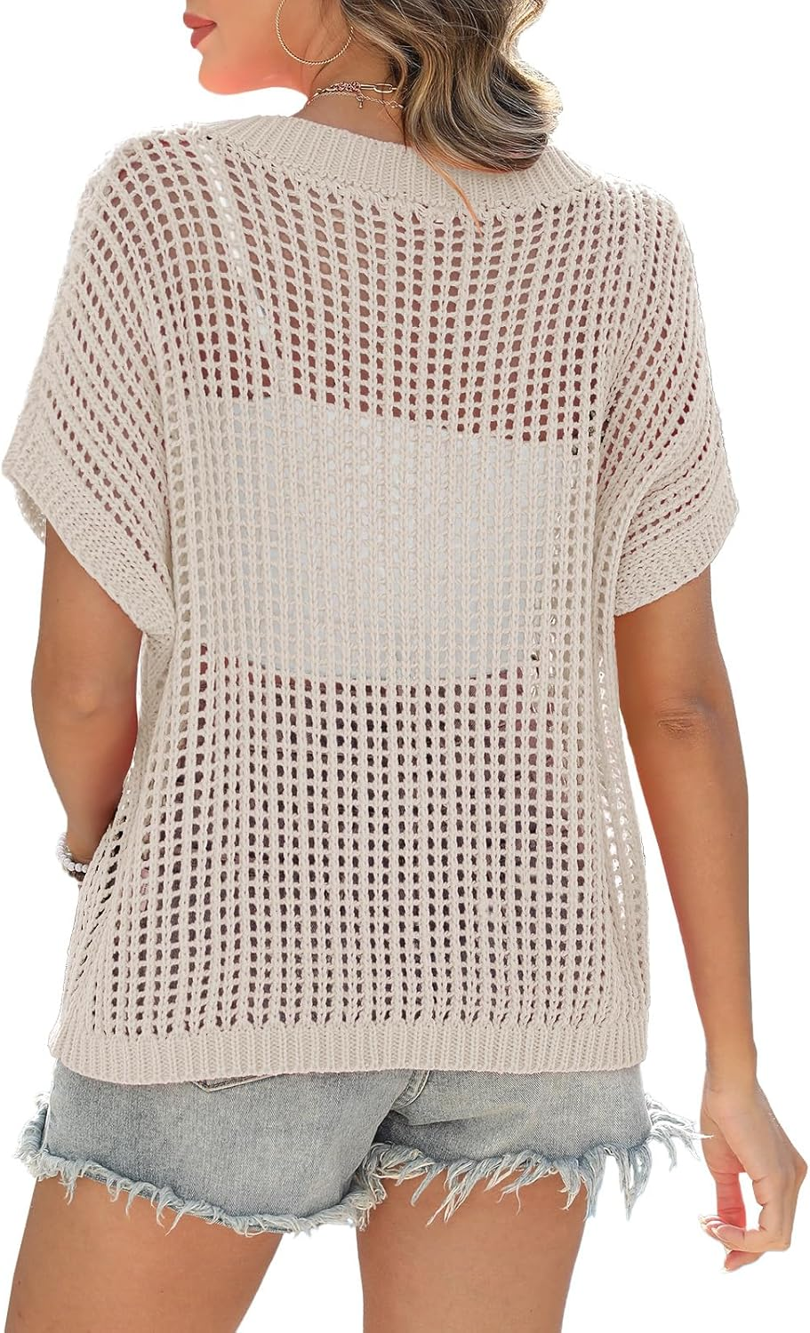 Tahlia | Lightweight Crochet Pullover