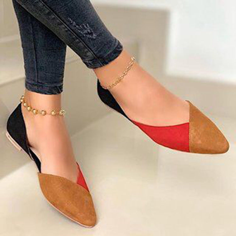 Arlette | Pointed Toe Slingback Flats