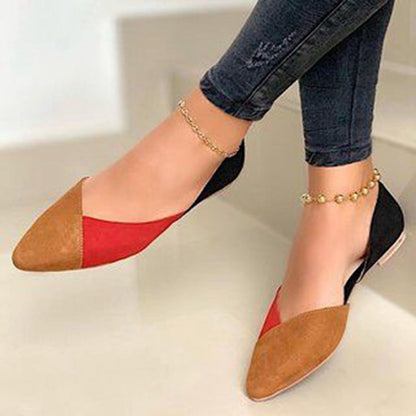 Arlette | Pointed Toe Slingback Flats