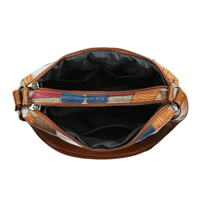 Kirelle | Geometric Patchwork Crossbody Bag