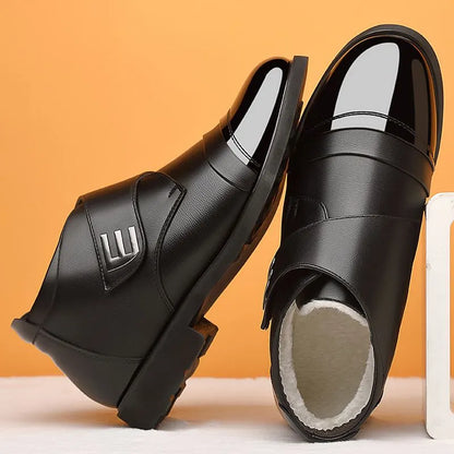 Quade | Polished Toe Winter Ankle Shoes