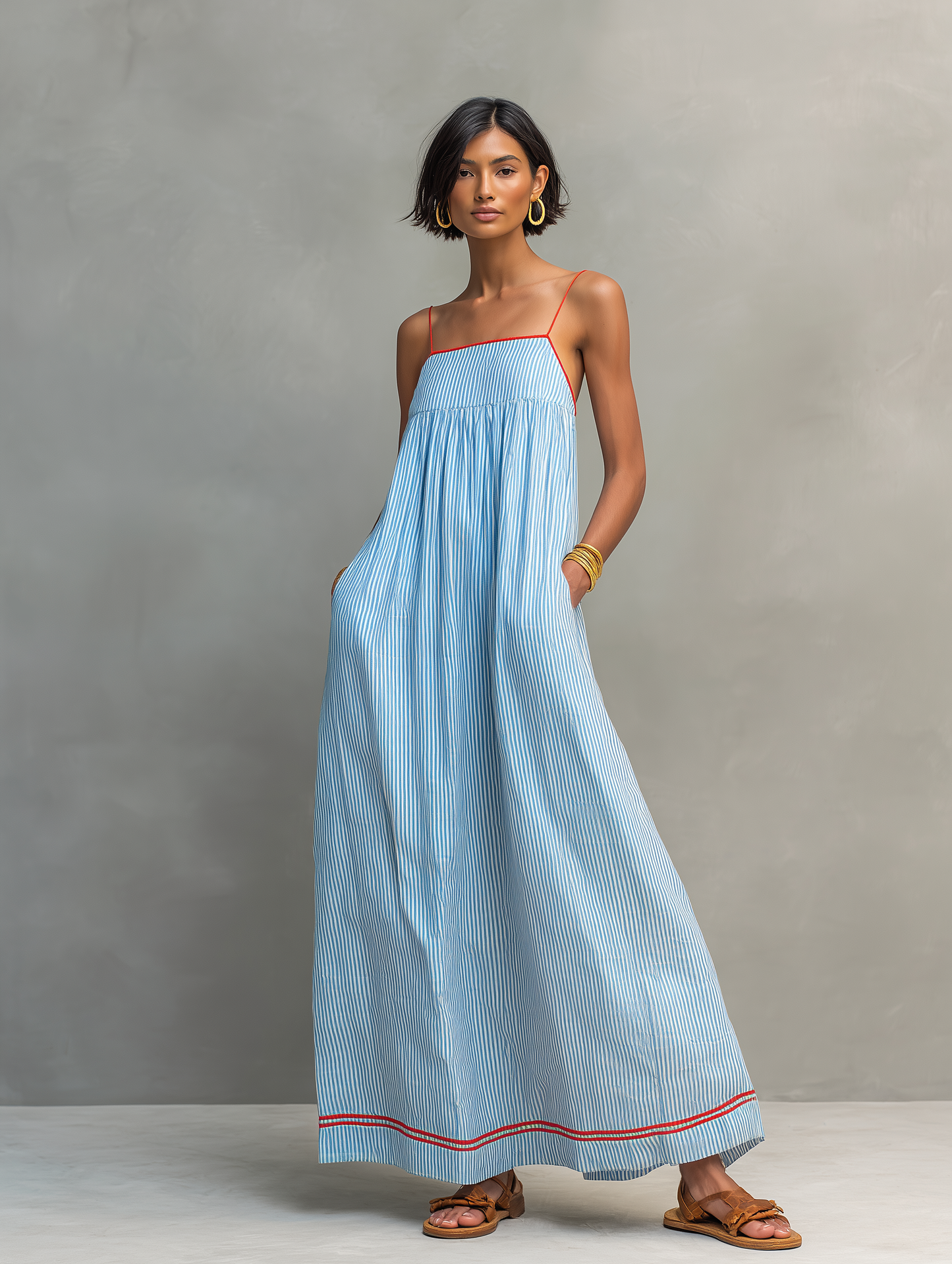 Bryony | Breezy Smocked Maxi Dress