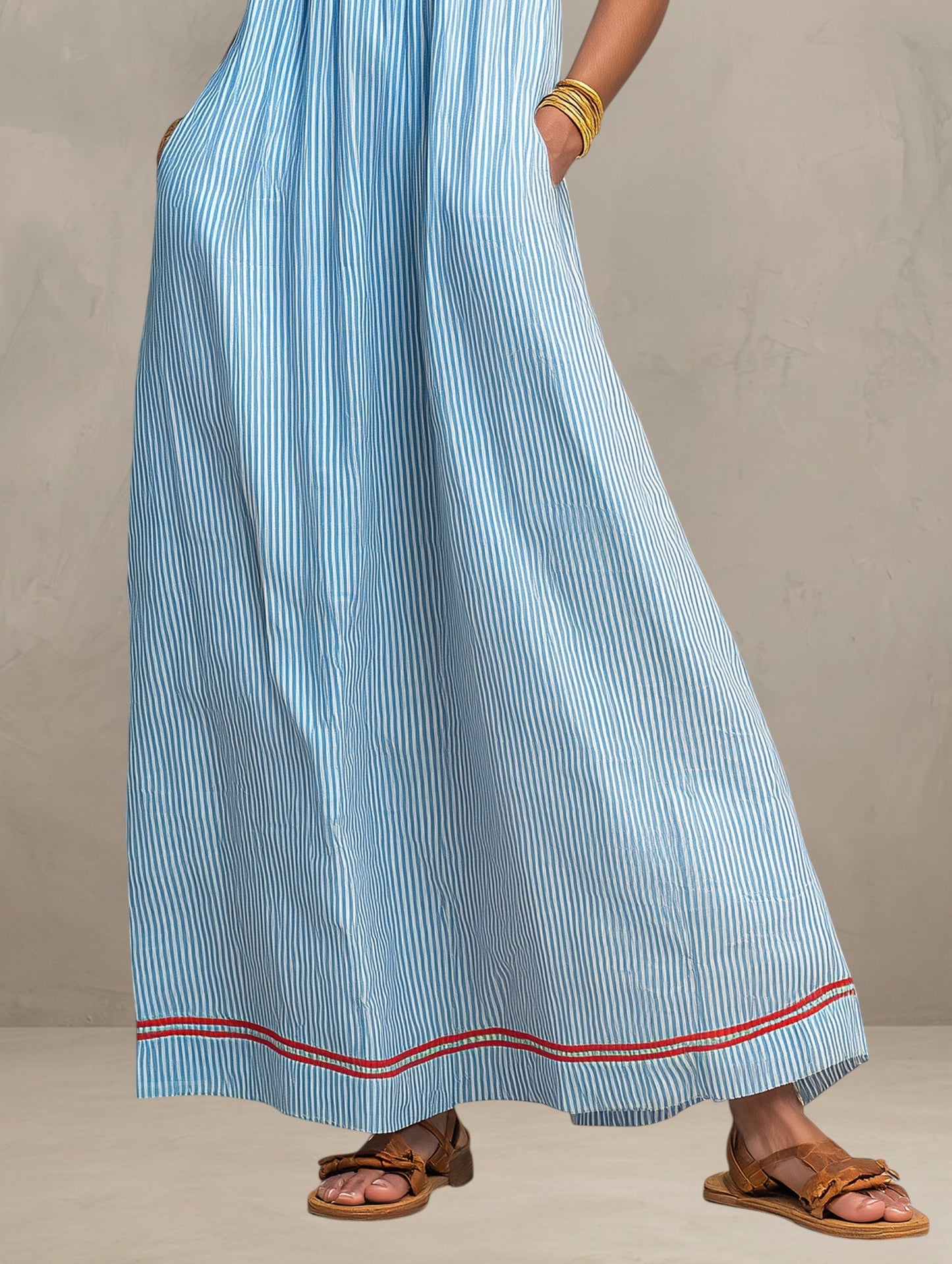 Eulina | Lightweight Spaghetti Strap Maxi Dress