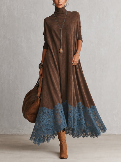 Cresselle | Flowing Lace Hem A Line Dress