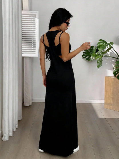 Celandra | Relaxed Fit Sleeveless Maxi Dress