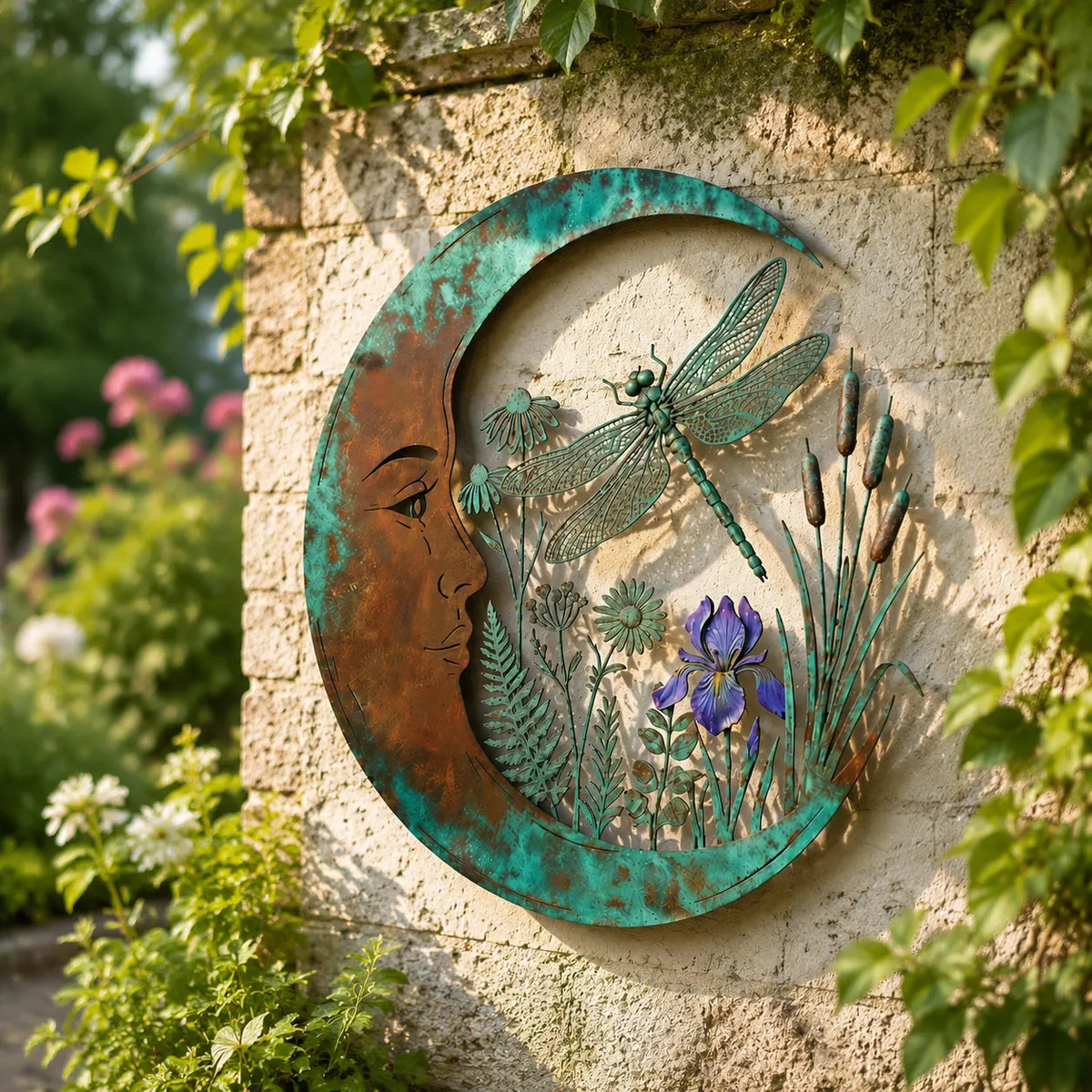 Amelora | Rustic Moon Wall Art