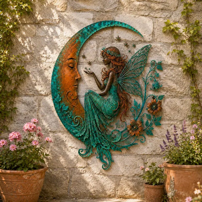 Amelora | Rustic Moon Wall Art