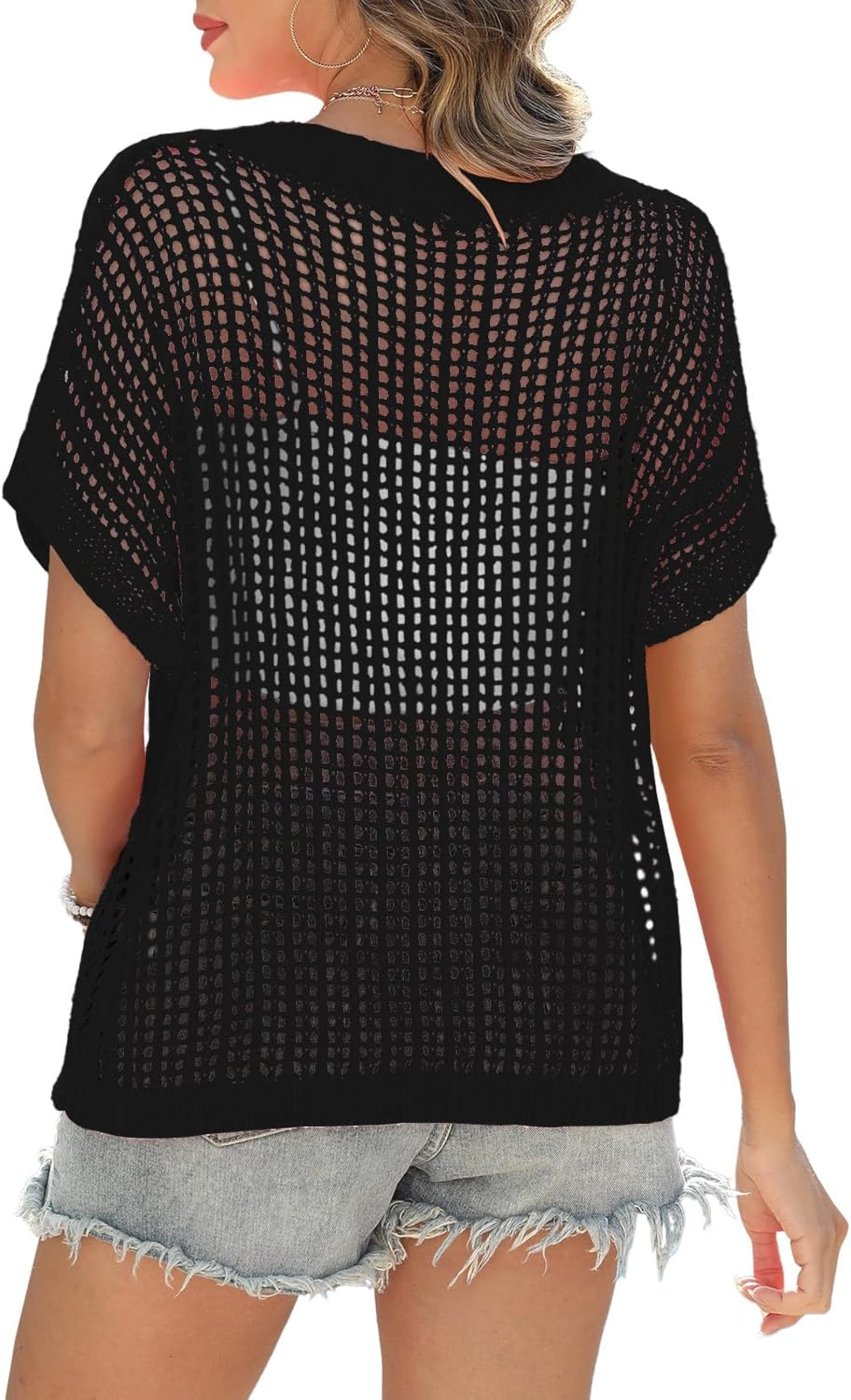 Tahlia | Lightweight Crochet Pullover