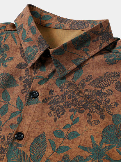 Bracken | Floral Pattern Summer Shirt