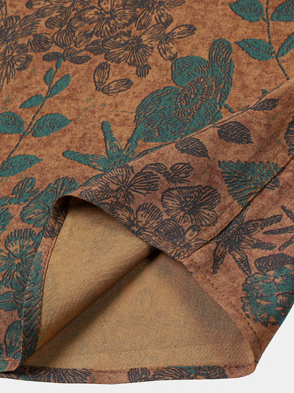 Bracken | Floral Pattern Summer Shirt