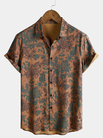 Bracken | Floral Pattern Summer Shirt
