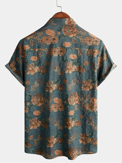 Bracken | Floral Pattern Summer Shirt