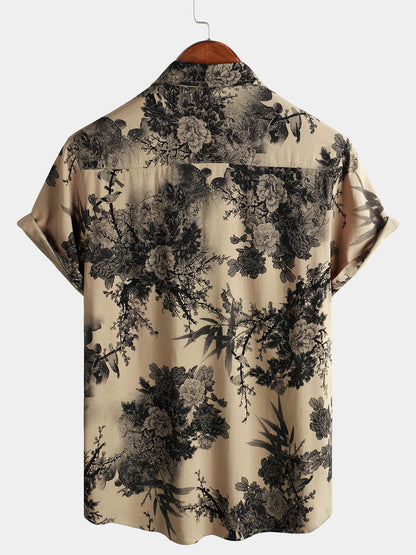 Bracken | Floral Pattern Summer Shirt