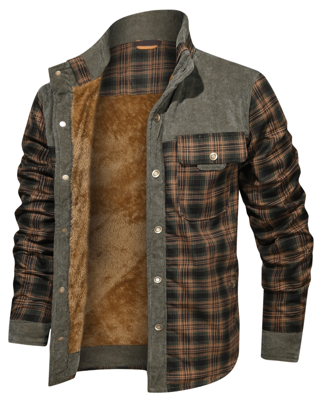 Dominic | Classic Plaid Button Up Jacket