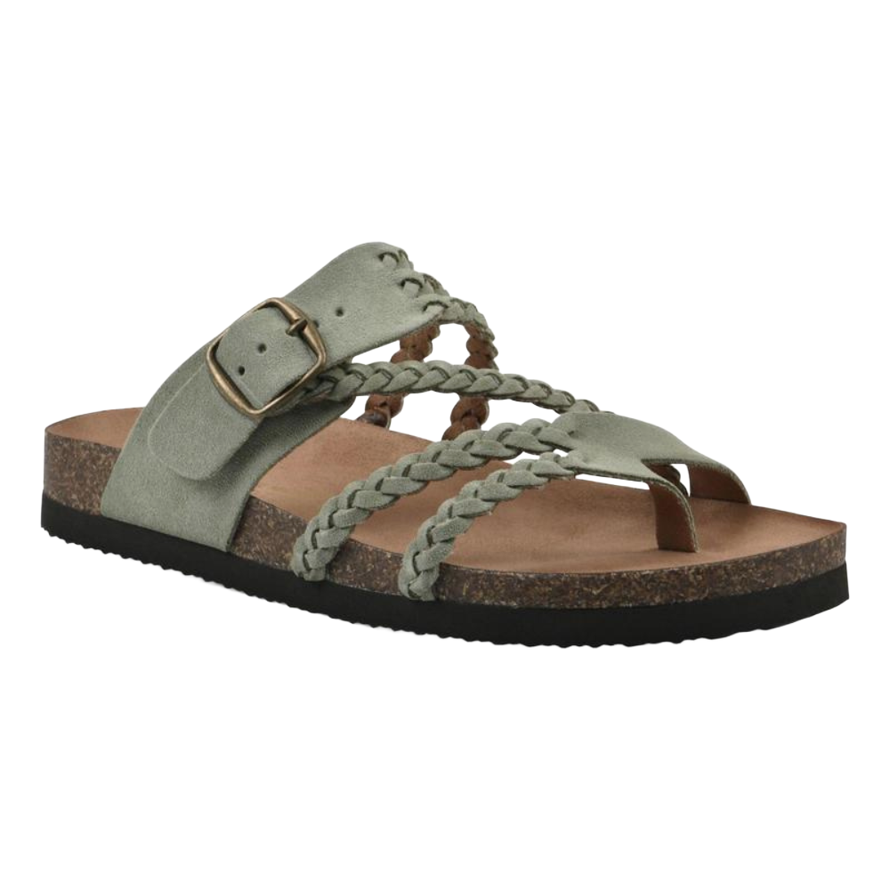 Velarisse | Braided Strap Slide Sandals