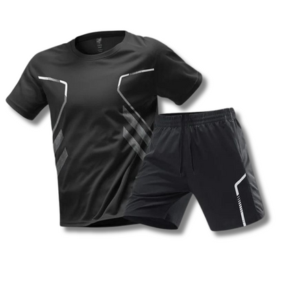 Leofric | Performance Training T Shirt And Shorts Set