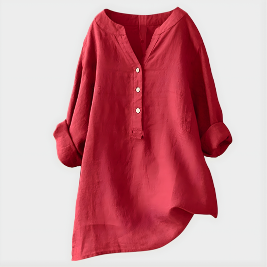 Calyndra | Loose Fit Long Sleeve Blouse