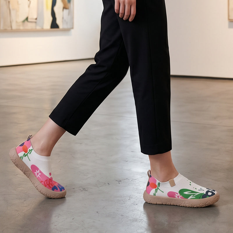 Marenna | Artistic Print Comfort Slip Ons