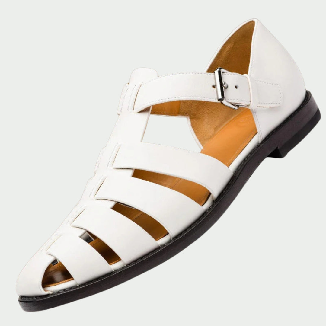 Tristan | Classic Leather Cage Sandals