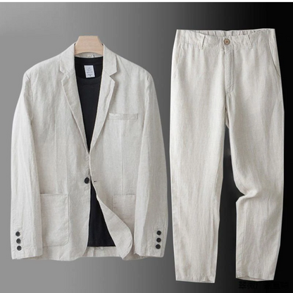 Iskander | Tailored Linen Two Piece Set