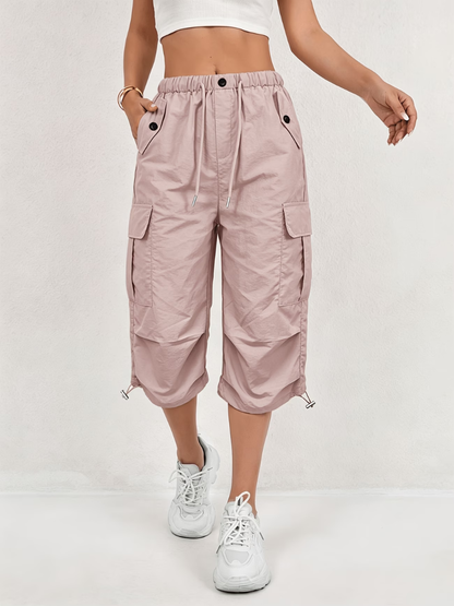 Monroe | Comfort Fit Cargo Capri Trousers