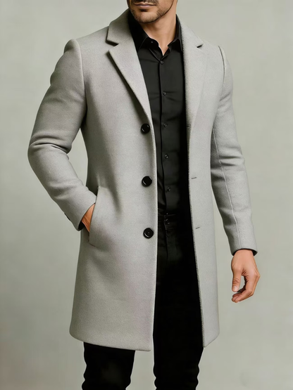Griffin | Refined Notch Lapel Overcoat