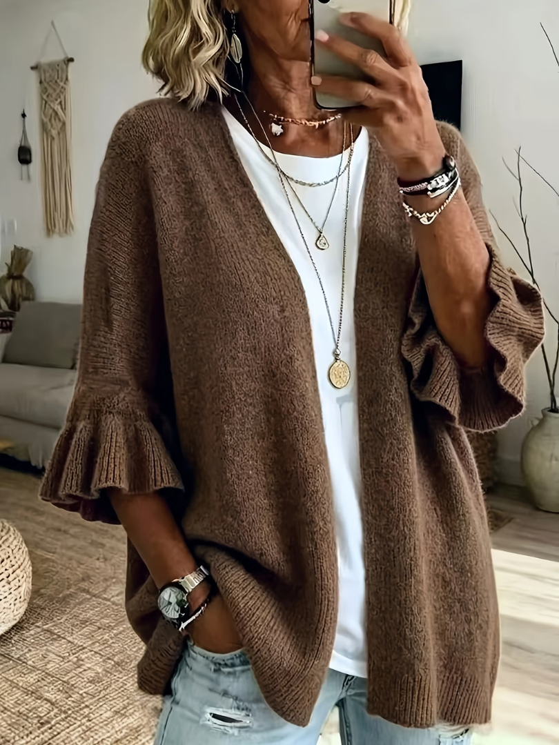 Helena | Soft Touch Open Front Cardigan