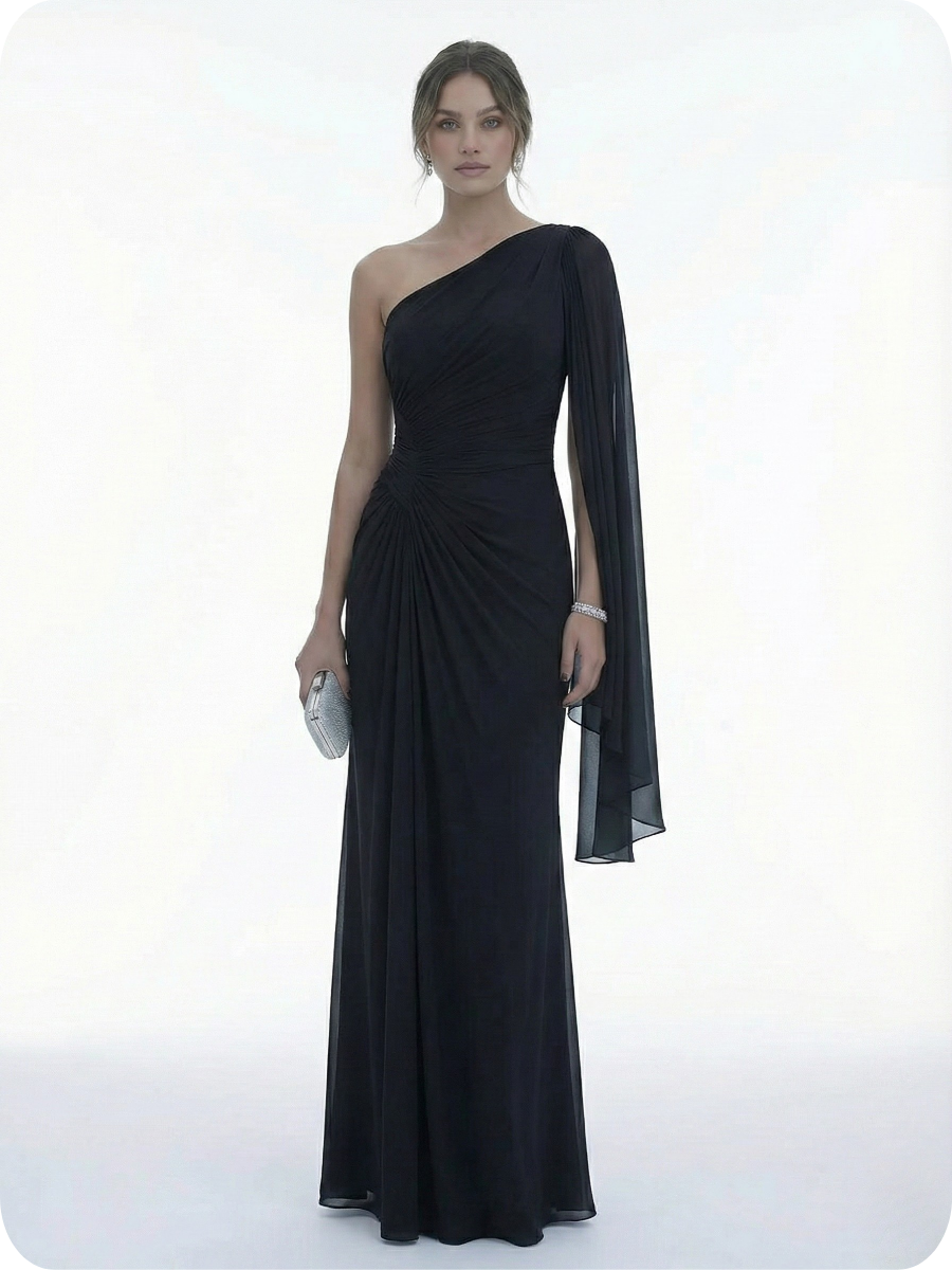 Solavina | Pleated Side Detail Maxi Dress
