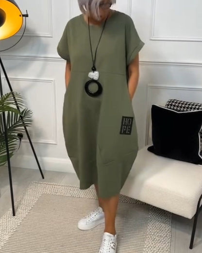 Rosabel | Relaxed Fit Balloon Hem Dress