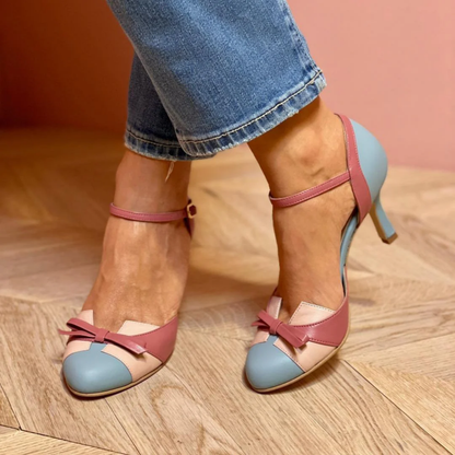 Mirella | Bow Detail Mary Jane Heels
