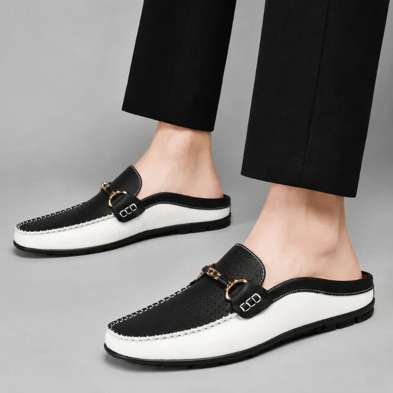 Merrion | Perforated Bit Detail Loafers