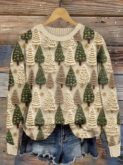 Rovena | Cozy Forest Print Sweater