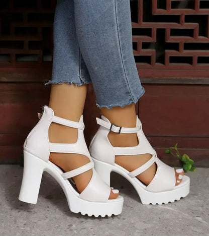 Zaretta | Bold Platform Evening Sandals