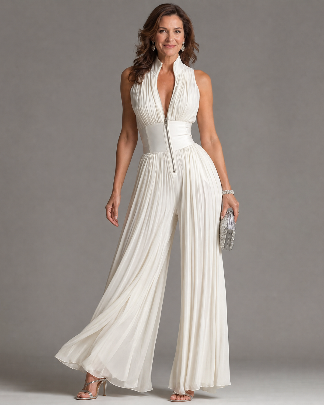 Cressella | Halter Neck Occasion Jumpsuit