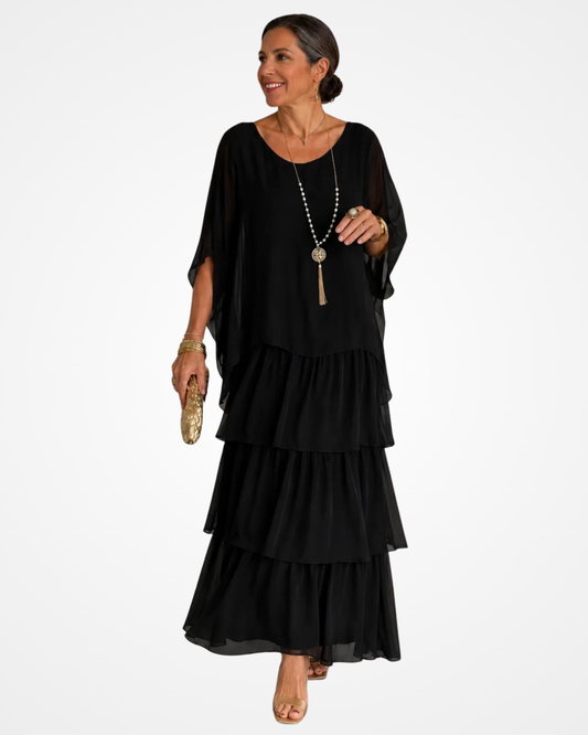 Xyloria | Flowing Tiered Maxi Dress