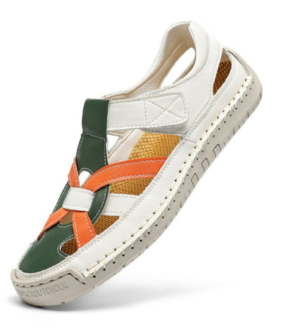 Zorabelle | Cutout Hook and Loop Walking Sandals