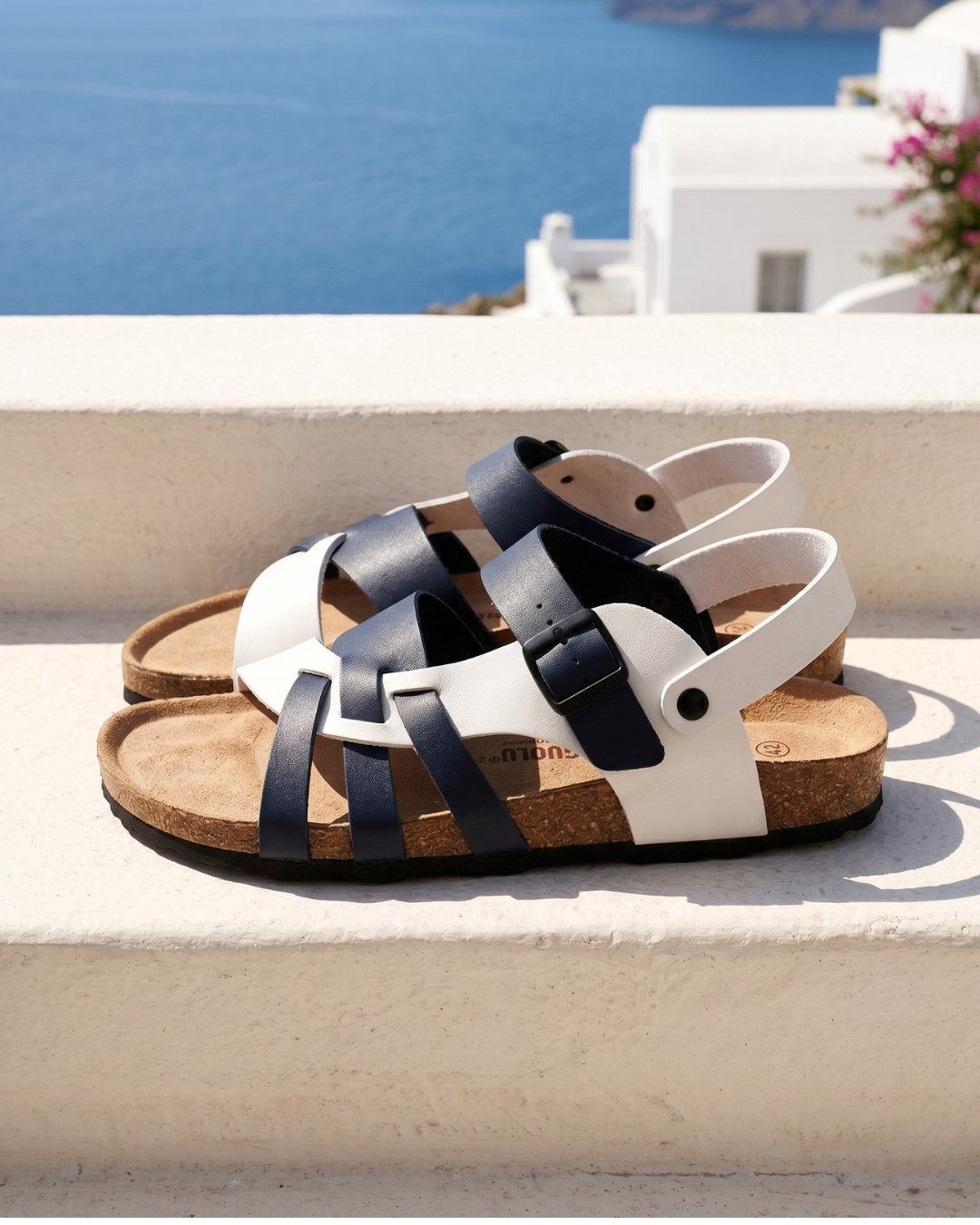 Tavian | Cross Strap Comfort Sandals