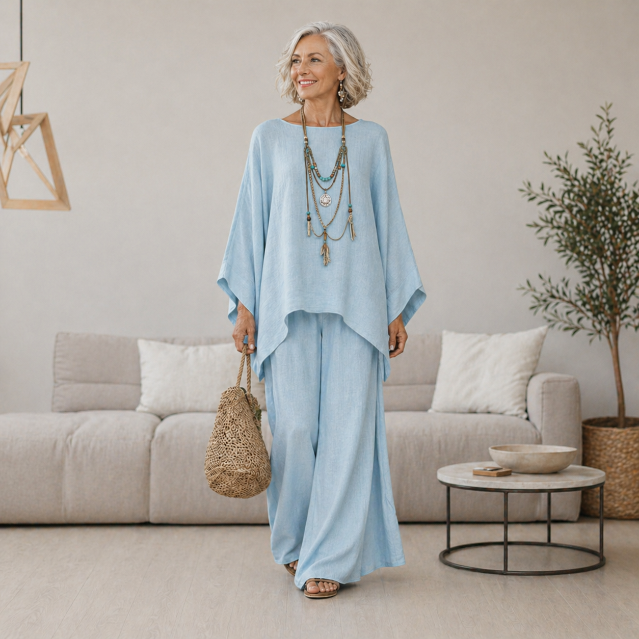 Brisette | Relaxed Drape Two Piece Set