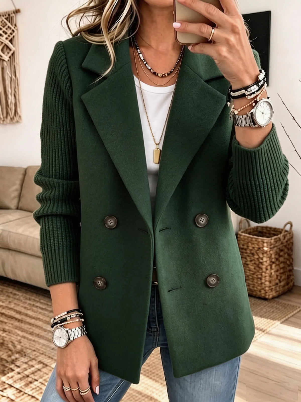 Arietta | Tailored Double Breasted Blazer