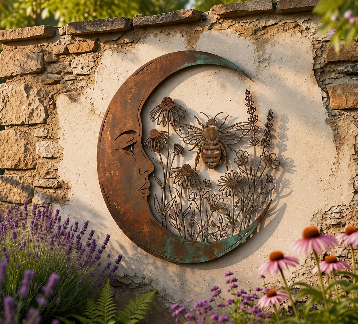 Amelora | Rustic Moon Wall Art