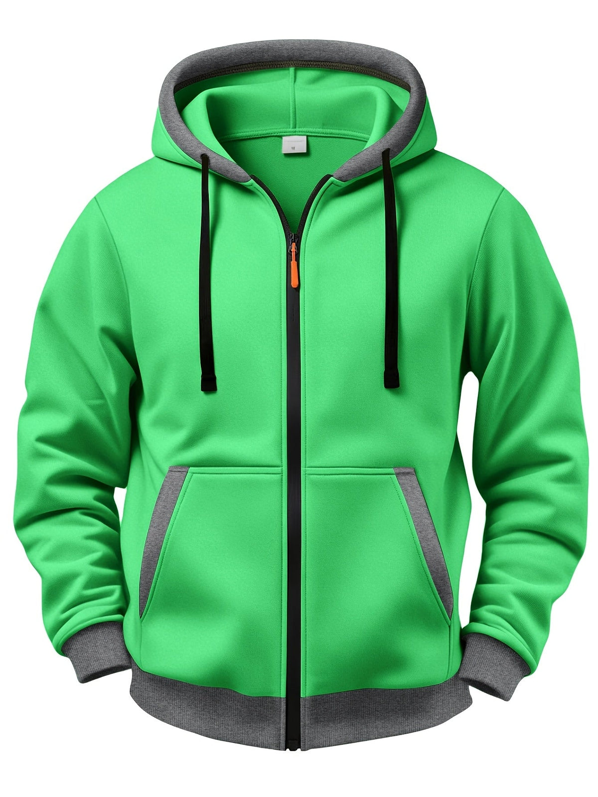 Lachlan | Contrast Trim Zip Up Hoodie