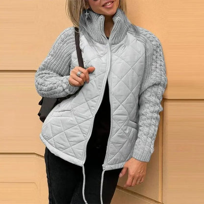 Corisanna | Warm Quilted Knit Sleeve Jacket