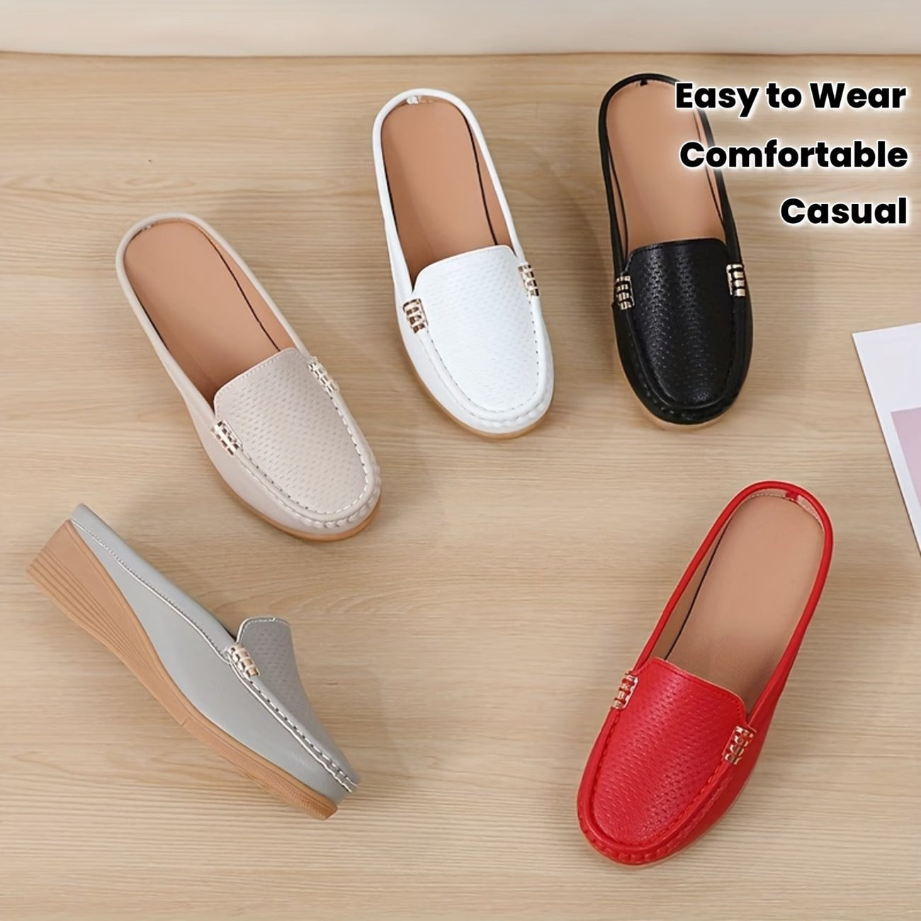 Thessira | Casual Wedge Loafers