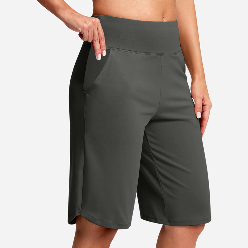 Lavenia | High Waist Comfort Bermuda Shorts