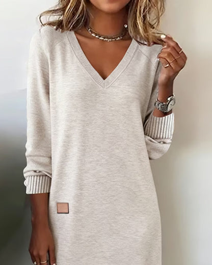 Delancey | Casual Long Sleeve Midi Dress