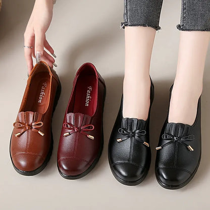 Gwenora | Bow Front Everyday Loafers