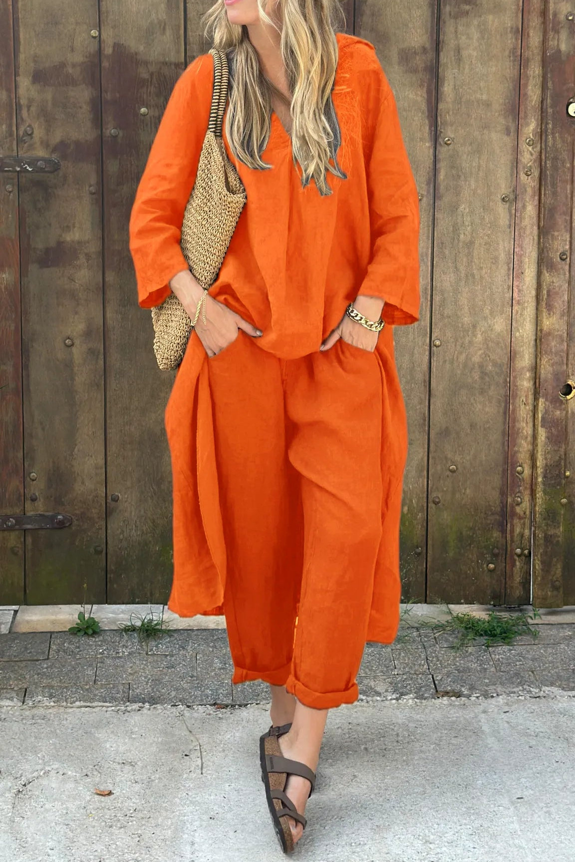 Evania | Relaxed Linen Two Piece Set
