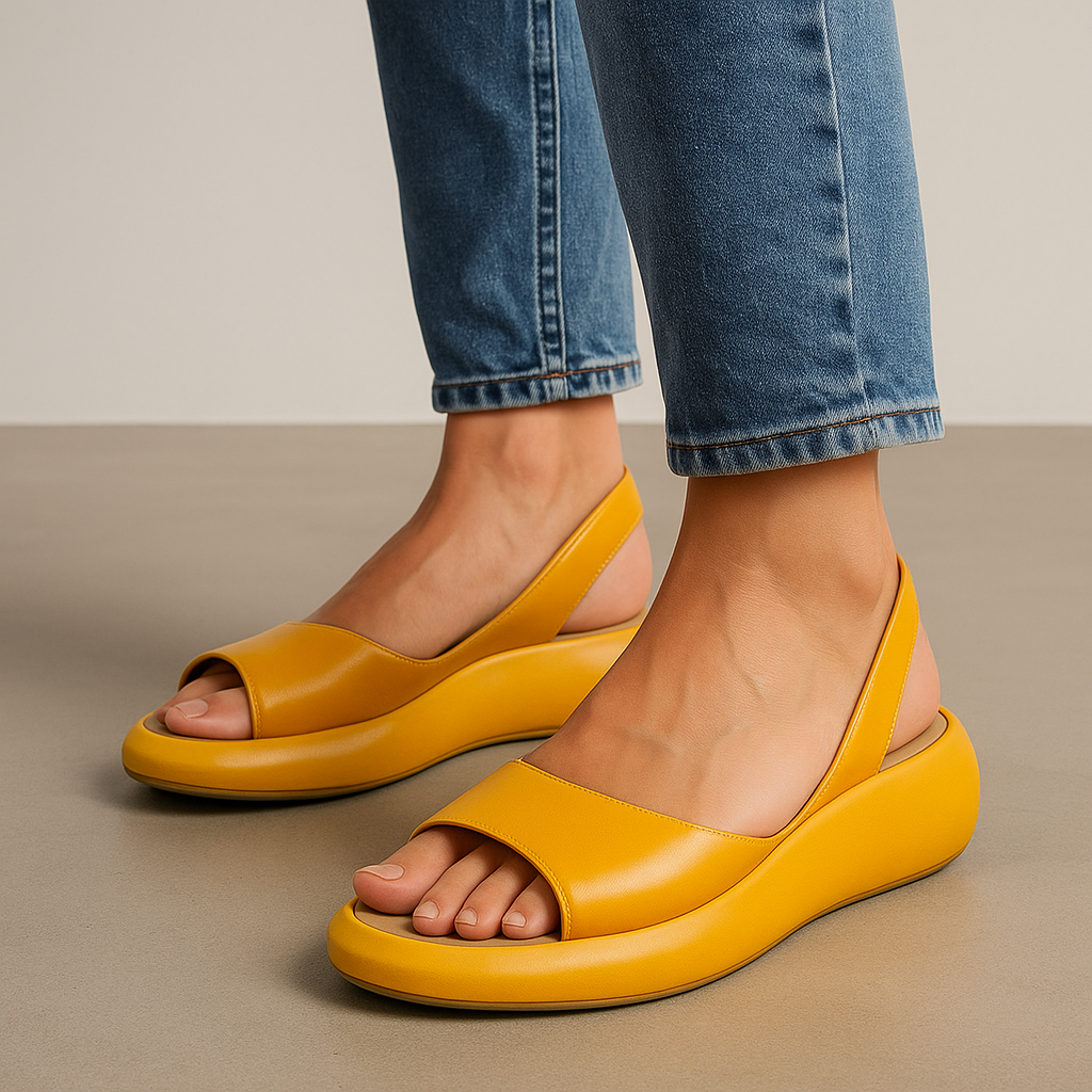 Celina | Comfort Wedge Slide Sandals