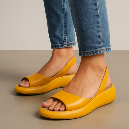 Celina | Comfort Wedge Slide Sandals